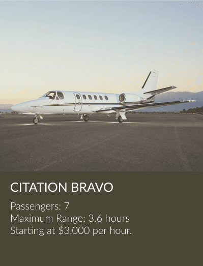 CitationBravo private jet aircraft