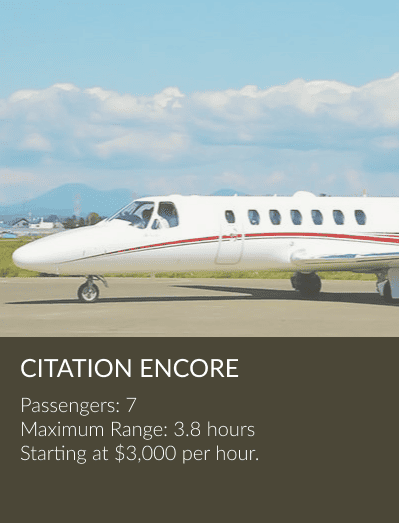 CitationEncore private jet aircraft