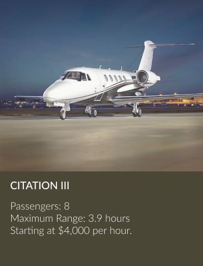 CitationIII mid-size-private jet aircraft