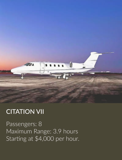 Citationvii mid-size-private jet aircraft