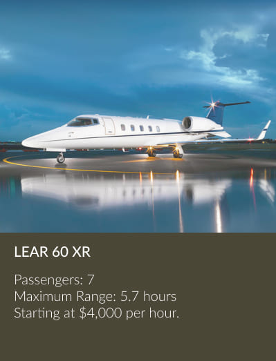 Lear60xr mid-size-private jet aircraft