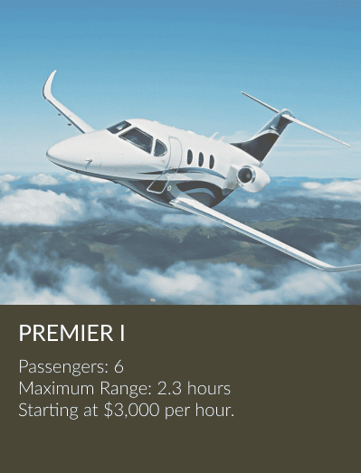 Premier1 private jet aircraft